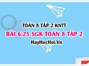 Bài 6.25 SGK Toán 8 Tập 2 Kết nối tri thức